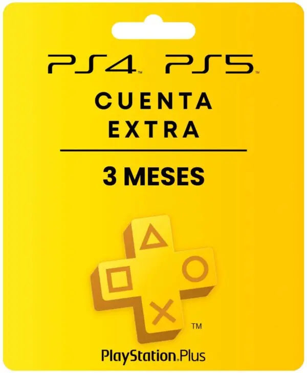 PS Plus Extra 3 Meses PS4 | PS5