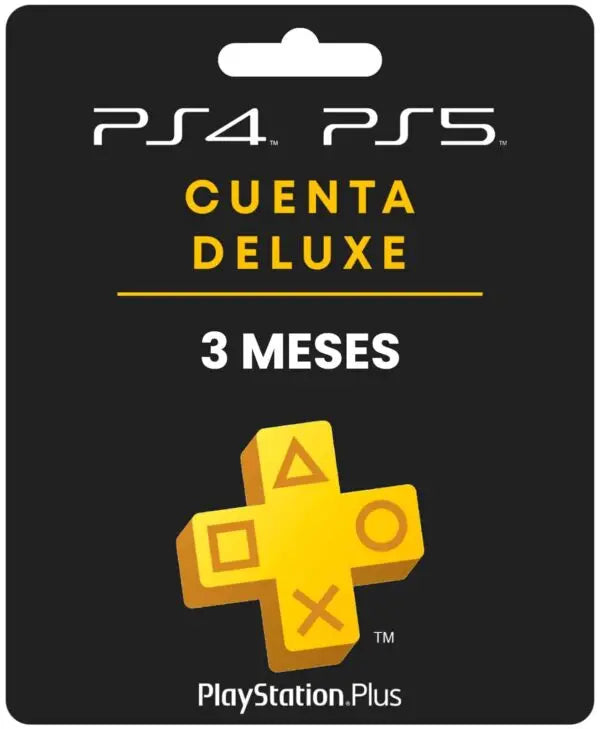 PS Plus Deluxe 3 Meses PS4 | PS5